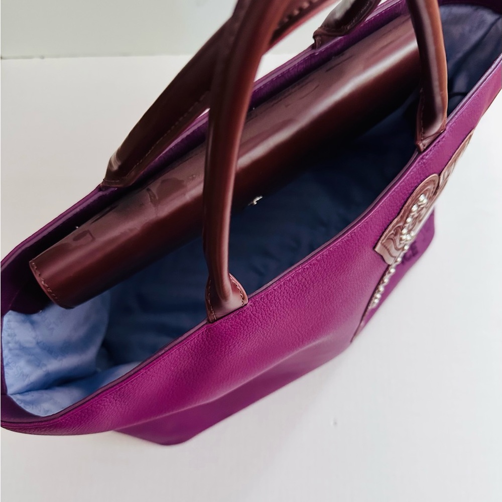Versace Jeans Purple Tote Bag